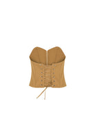 Tiny-önü Fermuarlı Sırtı Ayarlanabilir Balenli Bej Korse-Büstiyer-9-Milagron.com