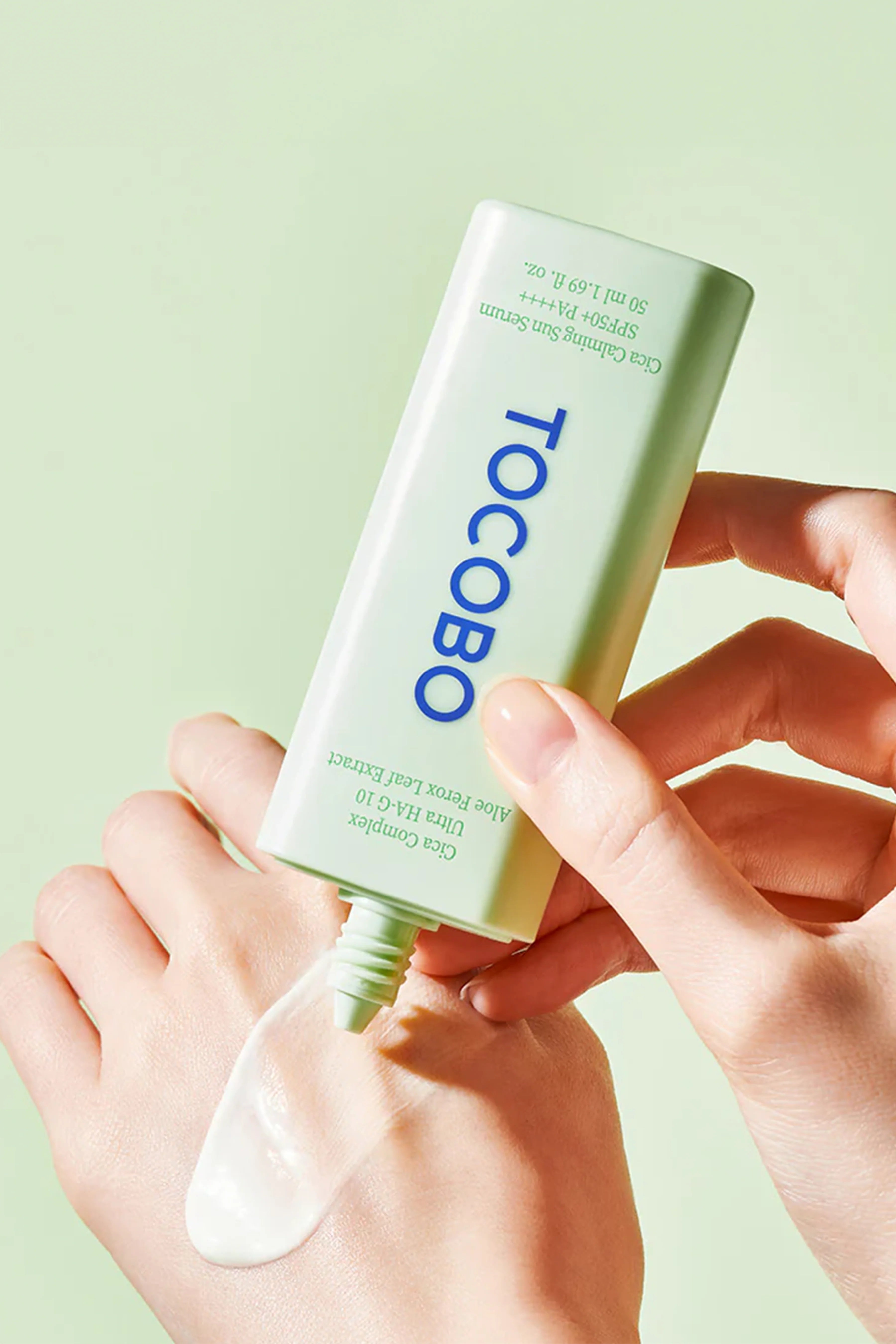 Tocobo-Tocobo Cica Calming Sun Serum 50ml Spf50+ Pa++++ Yatıştırıcı & Nemlendirici Vegan Güneş Koruyucu-Güneş Koruyucu-3-Milagron.com