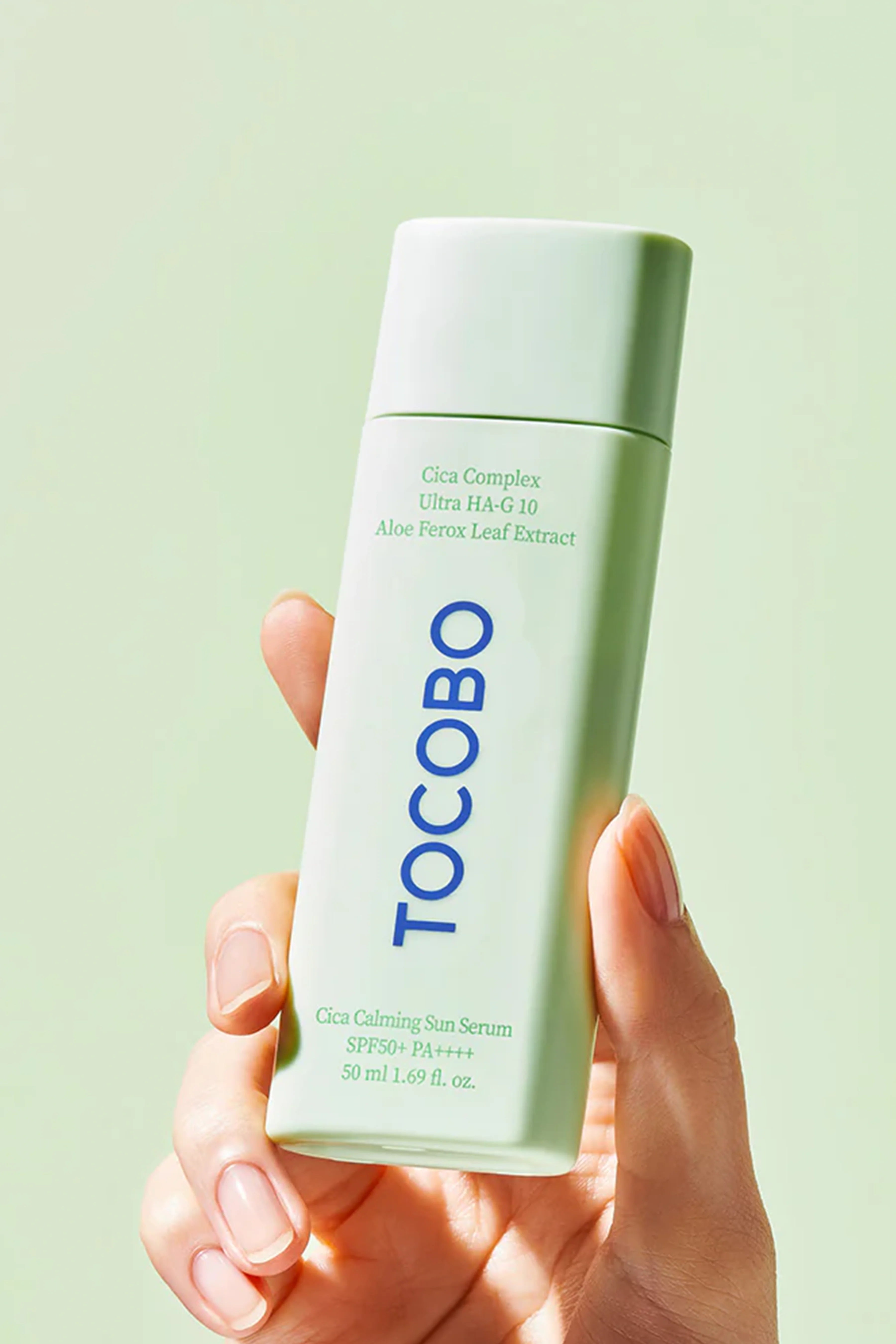 Tocobo-Tocobo Cica Calming Sun Serum 50ml Spf50+ Pa++++ Yatıştırıcı & Nemlendirici Vegan Güneş Koruyucu-Güneş Koruyucu-8-Milagron.com