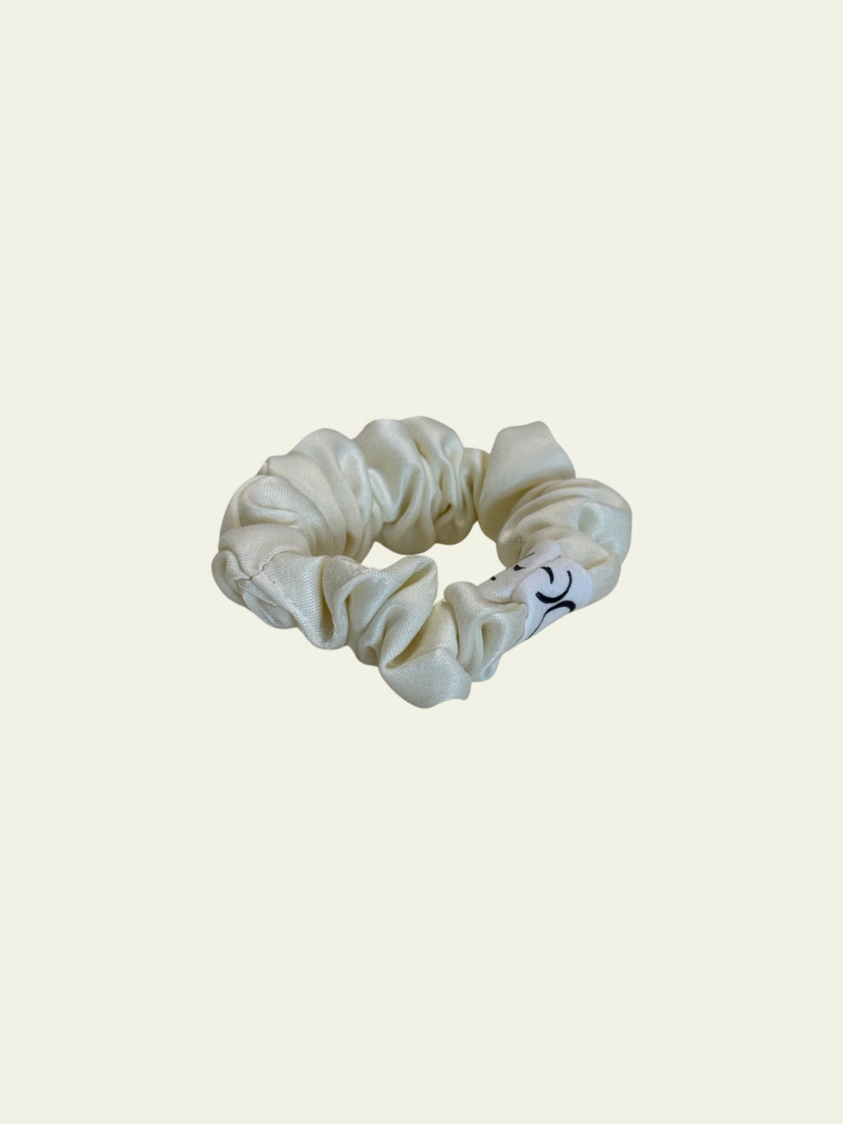 Scrunchie Lastik Toka - Kırık Beyaz