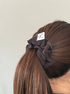 Scrunchie Lastik Toka - Kahverengi