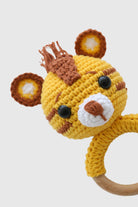Totzee-Amigurumi Kaplan Çıngırak Sarı & Kahverengi-Amigurumi Çıngırak-3-Milagron.com