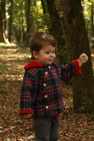 Totzee-Diagonal Mont Ekose Kırmızı & Lacivert-Mont-2-Milagron.com