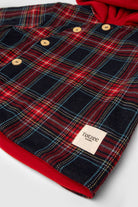 Totzee-Diagonal Mont Ekose Kırmızı & Lacivert-Mont-3-Milagron.com