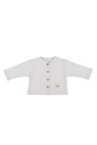 Totzee-Düğmeli Kapitone Basic Ceket - Ekru-Ceket-1-Milagron.com