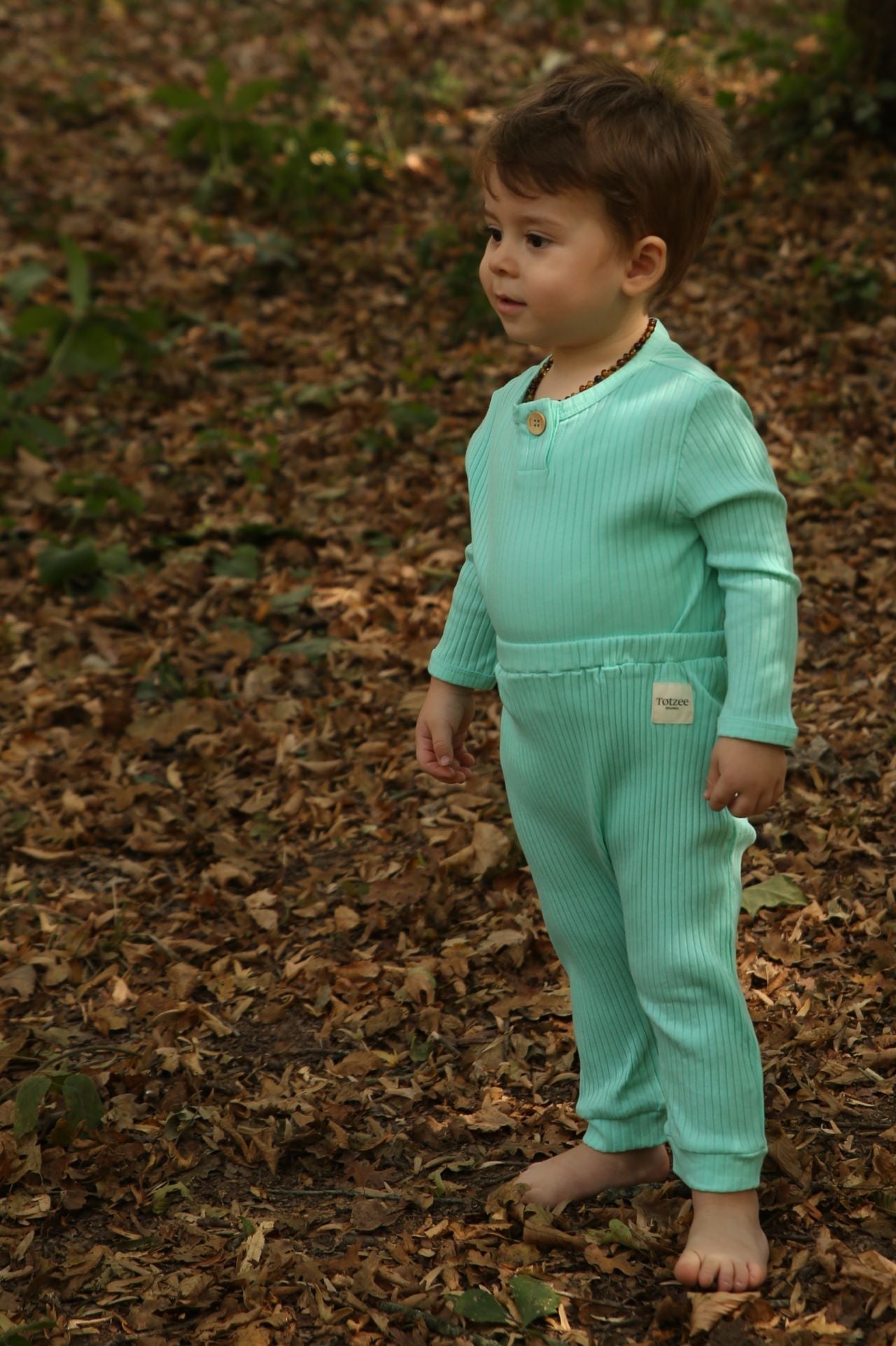 Totzee-Fitilli Pantolon Mint Yeşili-Pantolon-2-Milagron.com