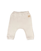 Totzee-Kapitone Harem Pantolon - Ekru-Pantolon-1-Milagron.com