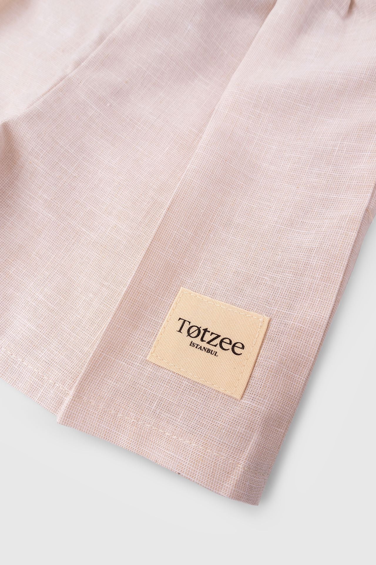 Totzee-Keten Pileli Şort Fildişi-Şort-3-Milagron.com