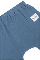 Totzee-Müslin Balon Pantolon - Koyu Mavi-Pantolon-2-Milagron.com