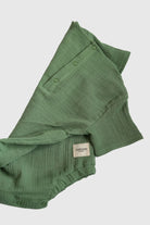 Totzee-Müslin Belden Büzgülü Tulum Çimen Yeşili-Çocuk Elbise & Tulum-3-Milagron.com