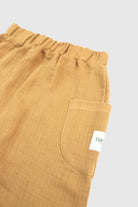 Totzee-Müslin Cepli Pantolon Camel Kahverengi-Pantolon-3-Milagron.com
