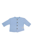 Totzee-Müslin Düğmeli Basic Üst Bebek Mavisi-Ceket-1-Milagron.com