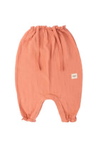 Totzee-Müslin İp Askılı Balon Tulum Mercan Rengi-Çocuk Elbise & Tulum-1-Milagron.com