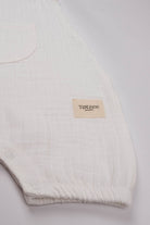 Totzee-Müslin Kanguru Cepli Salopet Ekru-Salopet-3-Milagron.com