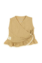 Totzee-Müslin Kimono Elbise Kumsal Beji-Çocuk Elbise & Tulum-1-Milagron.com