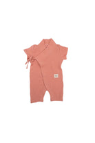 Totzee-Müslin Uzun Kimono Tulum Mercan Rengi-Çocuk Elbise & Tulum-1-Milagron.com