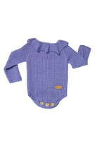 Totzee-Organik El Örgüsü Yakalı Body Orkide Mavisi-Body-1-Milagron.com