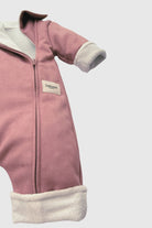 Totzee-Scuba Süet Önden Fermuarlı Tulum Gül Kurusu-Çocuk Elbise & Tulum-2-Milagron.com