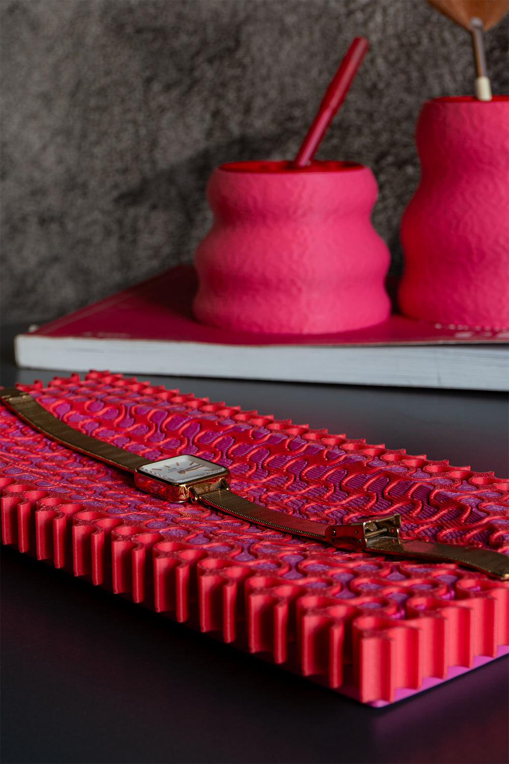 Cilia Pembe Masa Düzenleyici - 0