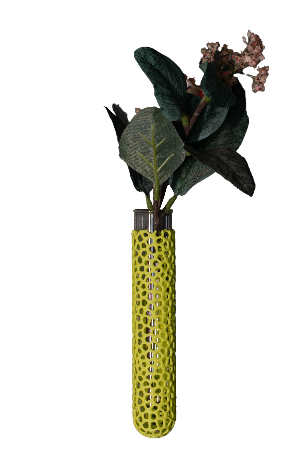 Velin Cam Tüp Mıknatıslı Vazo - 1