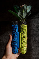 Velin Cam Tüp Mıknatıslı Vazo - 4