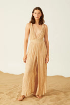 Towdoo-Boudica Elbise – Krem-Elbise-3-Milagron.com