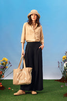 Towdoo-Daisy – Klasik Gömlek - Kahve-Gömlek-5-Milagron.com