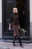 Towdoo-Dandelion – Kemer Köprülü Etek - Kahve-Etek-1-Milagron.com