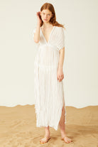 Towdoo-Hypatia Elbise - Beyaz-Elbise-1-Milagron.com