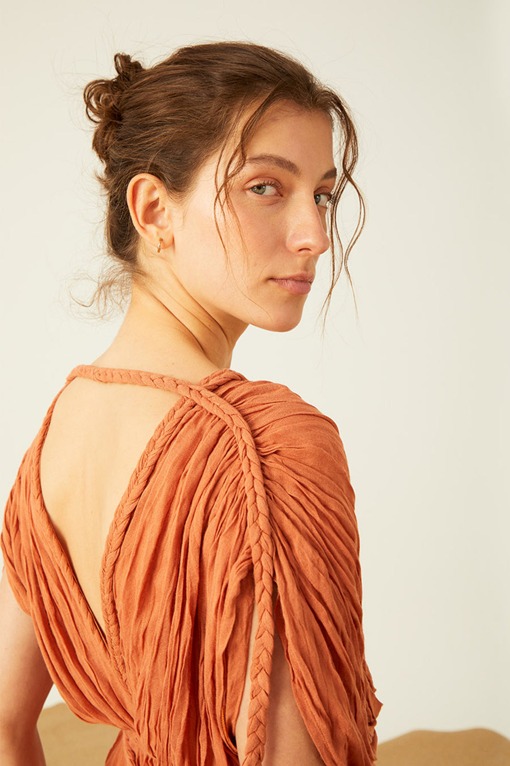 Towdoo-Hypatia Elbise - Kiremit-Elbise-7-Milagron.com