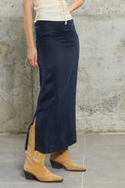 Towdoo-J’adore – Lacivert – Uzun Etek-Etek-2-Milagron.com