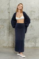 Towdoo-J’adore – Lacivert – Uzun Etek-Etek-4-Milagron.com