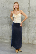 Towdoo-J’adore – Lacivert – Uzun Etek-Etek-5-Milagron.com