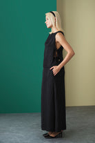 Towdoo-Rose Uzun Etek - Siyah-Etek-2-Milagron.com