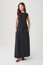 Towdoo-Rose Uzun Etek - Siyah-Etek-4-Milagron.com