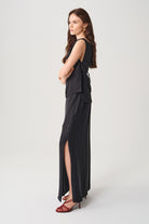 Towdoo-Rose Uzun Etek - Siyah-Etek-7-Milagron.com