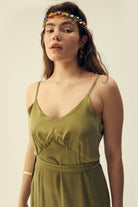 Towdoo-Star Dust – Açık Yeşil - Askılı Elbise-Elbise-5-Milagron.com