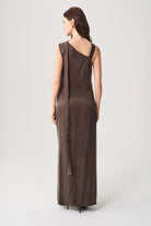 Towdoo-Star Elbise - Gri-Elbise-5-Milagron.com