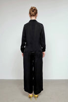 Towdoo-Sun Klasik Gömlek - Siyah-Gömlek-10-Milagron.com