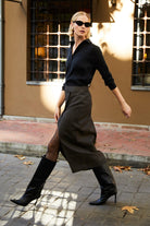 Towdoo-Sun Klasik Gömlek - Siyah-Gömlek-6-Milagron.com