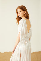 Towdoo-Theano Kimono Elbise – Beyaz-Elbise-5-Milagron.com