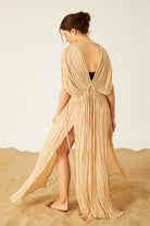 Towdoo-Theano Kimono Elbise – Krem-Elbise-4-Milagron.com