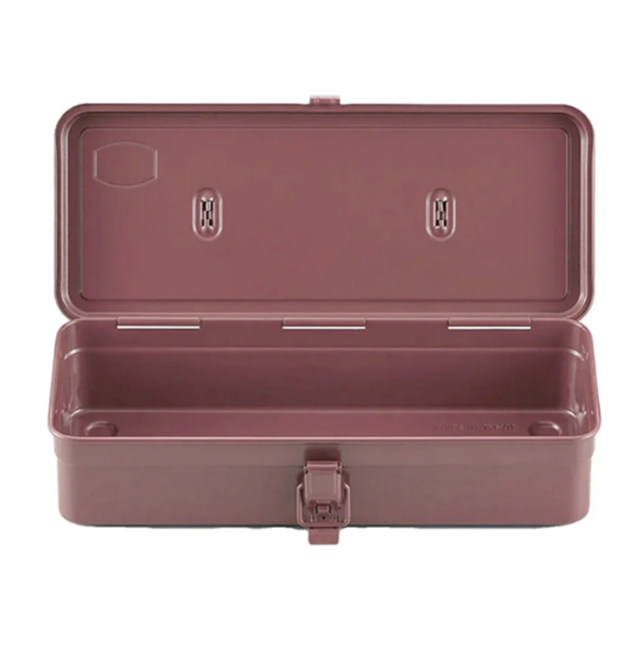 Toyo Steel T-320 Tool Storage Box Antique Brown Metal Saklama Kutusu