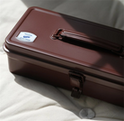 Toyo Steel T-320 Tool Storage Box Antique Brown Metal Saklama Kutusu