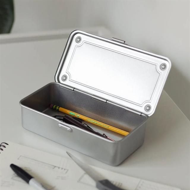 Toyo Steel T-190 Tool Storage Box Silver Metal Saklama Kutusu