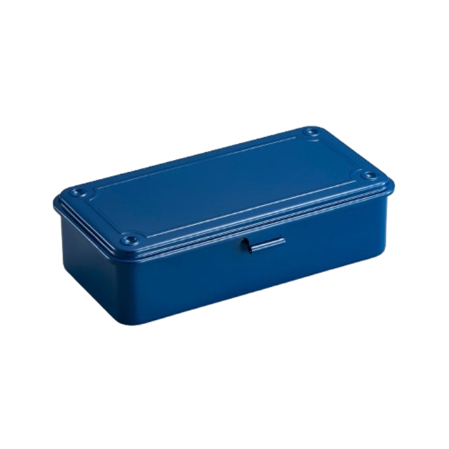 Toyo Steel T-190 Tool Storage Box Navy Blue Metal Saklama Kutusu