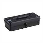 Toyo Steel T-350 Tool Storage Box Black Metal Saklama Kutusu