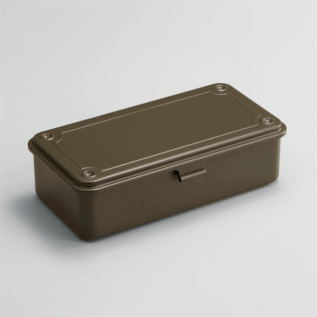 Toyo Steel T-190 Tool Storage Box Moss Green Metal Saklama Kutusu