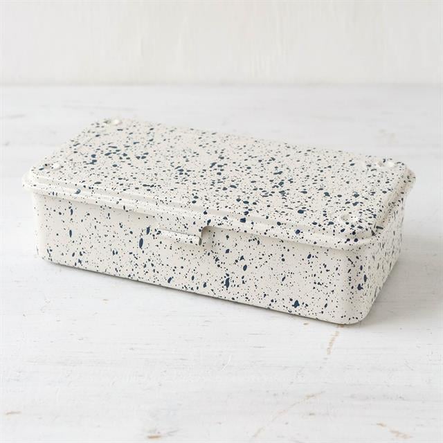 Toyo Steel-Toyo Steel T 190 Tool Storage Box Japanese White Indigo Metal Saklama Kutusu-Test-3-Milagron.com