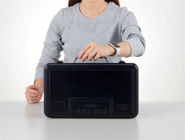 Toyo Steel-Toyo Steel T 360 Tool Storage Box Black Metal Saklama Kutusu-Test-3-Milagron.com